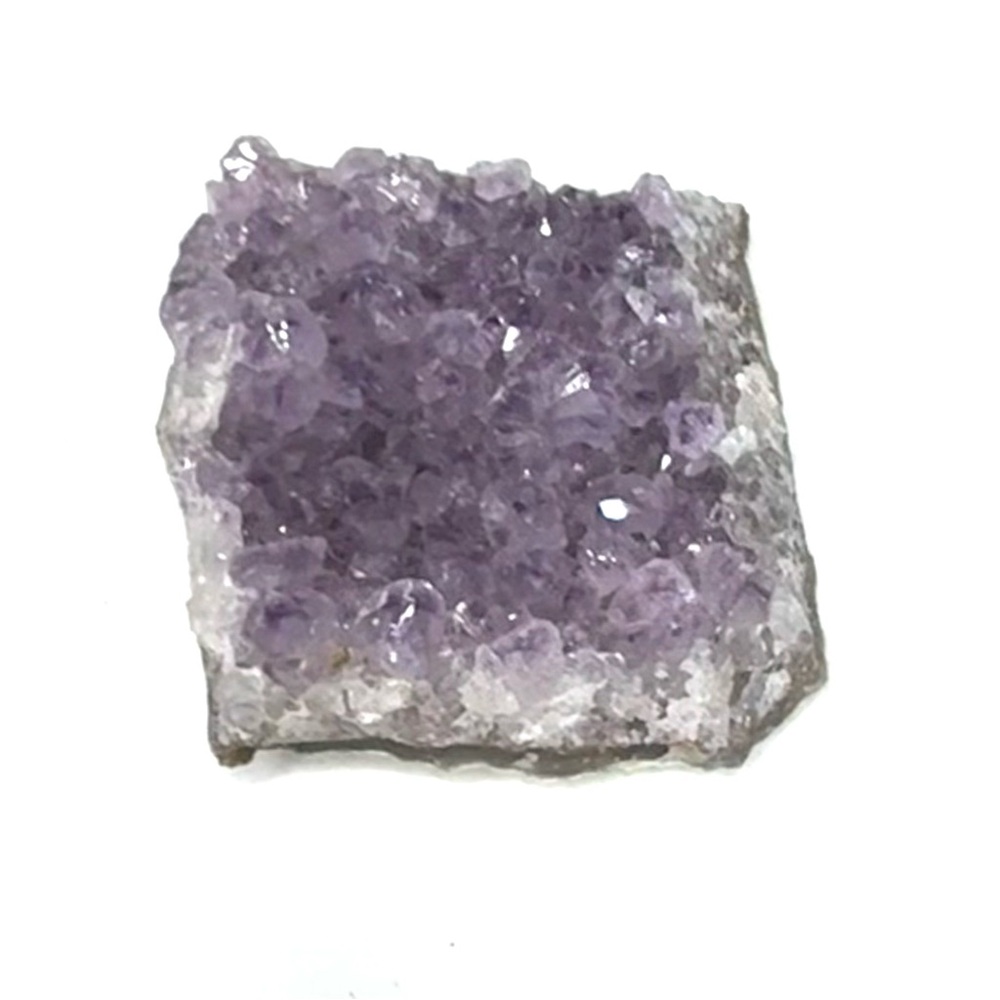 Amethyst Druzy Cluster Crystal with Properties Square Shape